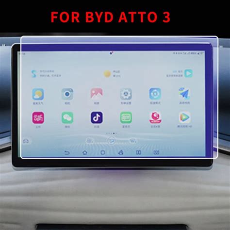 Car Glass Tempered Film For Byd Atto Center Control Touchscreen