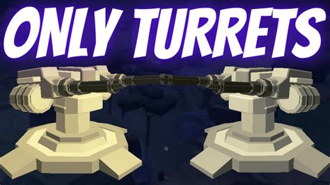 Only Turrets With Supports Tds Roblox Tower Defense Simulator Youtube