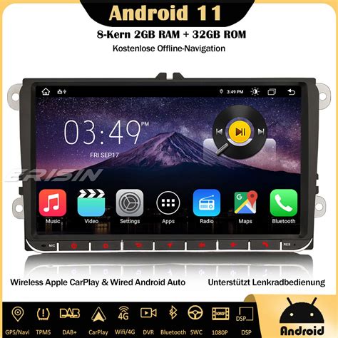 Erisin Es V Kern Android Autoradio Gps Wireless Carplay Wifi