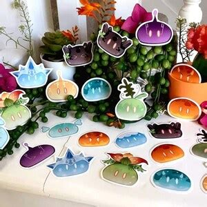 Genshin Slime Stickers Etsy