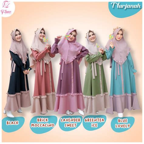 Jual Open Po Nurjana Dress By Fauz Hijab Po Silahkan Chat Shopee