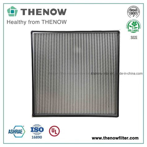 H H Deep Pleated Hepa Box Filter For Hospital Air Hepa Filter And