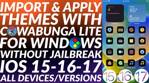 How To Add Import And Apply Themes To Cowabunga Lite Windows Full