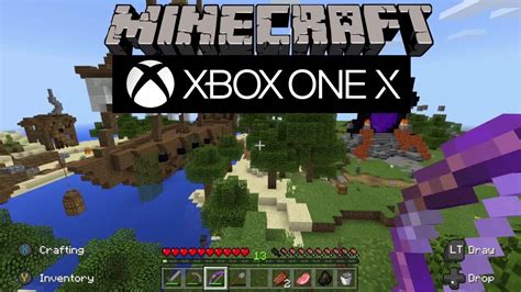 Minecraft XBox One X Gameplay in 1080P (Supersampling) - YouTube