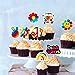 Blumomon Pcs S Retro Party Cupcake Toppers Cake Picks Two Groovy