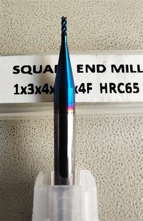 BCT 1mm To 12mm MICRO ENDMILLS SOLID CARBIDE 65 Hrc Number Of Flutes