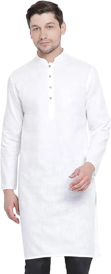 Vastramay Mens Cotton Linen Kurta Timeless Elegance For Eid And Holi