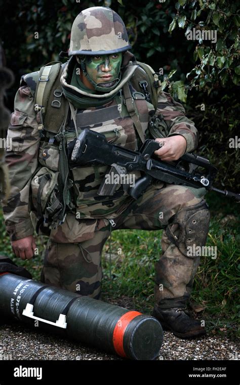 Member of the French Foreign Legion take part in a training assault on ...