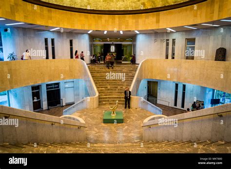 Museum Of Modern Art Gallery Foyer With The Iconic Hand Chair