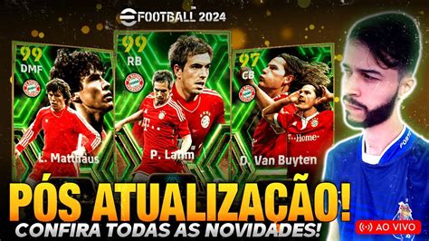 LIVE eFootball 2024 ATUALIZAÇÃO DE DOMINGO CONFIRA TODAS AS