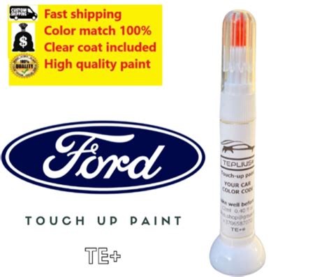 For Ford Mustang 4mf 5w 6466 Yz Oxford White Touch Up Paint Pen With