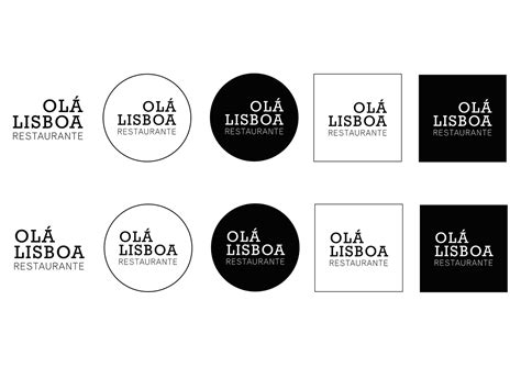 Olá Lisboa Restaurant Logo Brand Behance