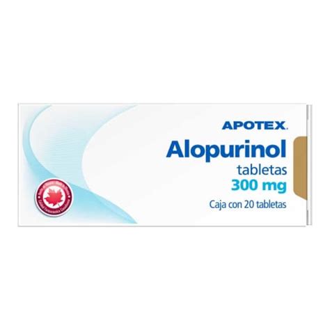 Alopurinol 300 Mg Con 20 Tabletas Æfarma Medicamentos De Alta