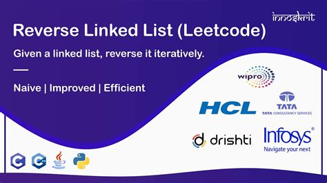 9 Reverse Linked List Leetcode DS Algo Interview Preparation