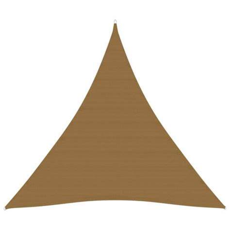 Voile D ombrage 160 G m² Taupe 3 6x3 6x3 6 M Pehd Vidaxl à Prix Carrefour