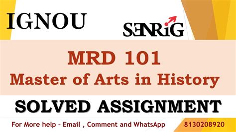 Mrd Rural Development Indian Context Solved Assignment