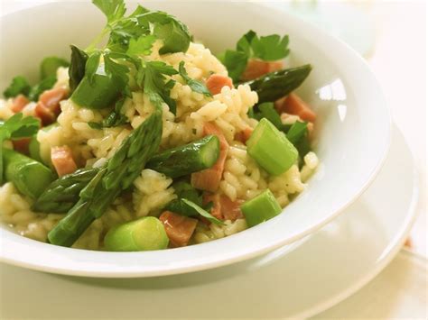 Risotto Mit Schinken Und Spargel Rezept Eat Smarter