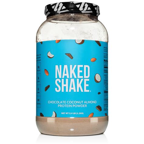Naked Shake Chocolate Coconut Almond Protein Powder Flavored Plant