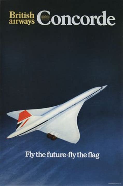 Vintage British Airways Concorde Poster A3/A2/A1 Print - Etsy Denmark