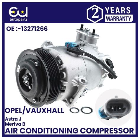 Air Conditioning Compressor For Vauxhall Opel Astra J Meriva B L