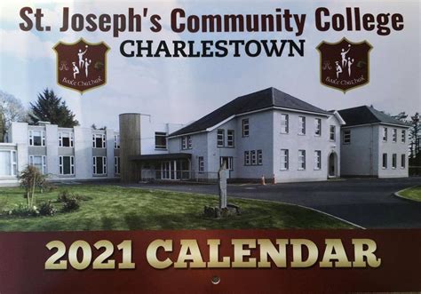 St Joseph's Charlestown 2021 Calendar - Charlestown