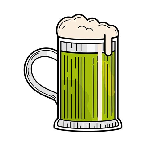 Green Beer Mug 3719166 Vector Art At Vecteezy