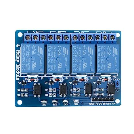 Elegoo Kanal Dc V Relaismodul Mit Optokoppler F R Arduino Uno R