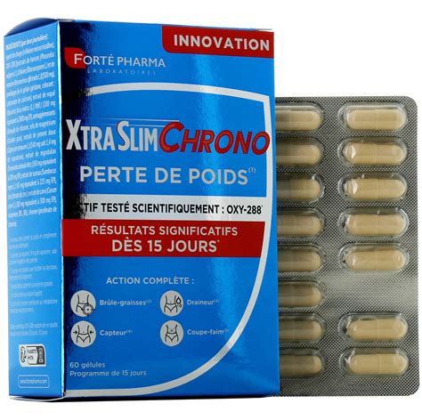 Xtraslim Chrono Perte De Poids Fort Pharma Compl Ment Minceur