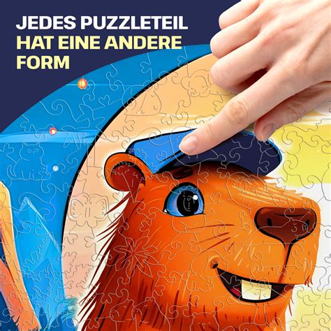 Kaufe Capybara Puzzle 200 Pieces 34 95€ Beste Holz Und Escape Puzzles Von Esc Welt