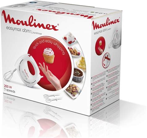 Moulinex Batteur Easy Max Mixeur HM2501B1 Batteur Électrique de