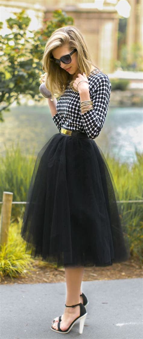 How To Wear Tulle Skirt15 Cute Outfits With Tulle Skirts