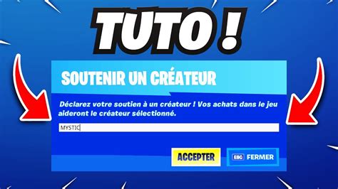 Tuto Avoir Le Code Createur Sur Fortnite Battle Royale Fr