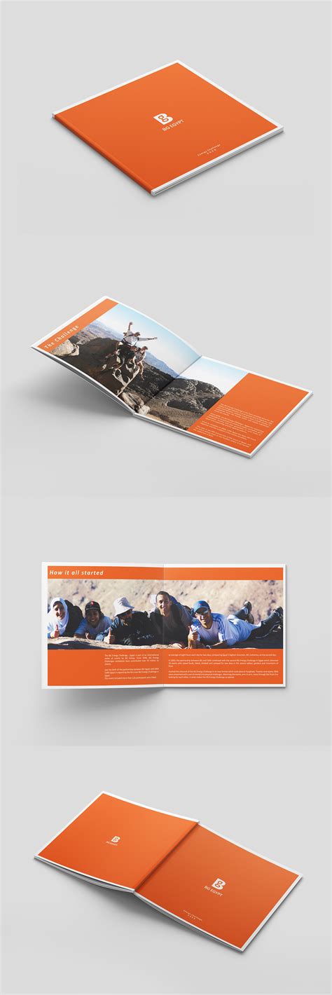 Corporate Brochure Design | BG EGYPT | Behance