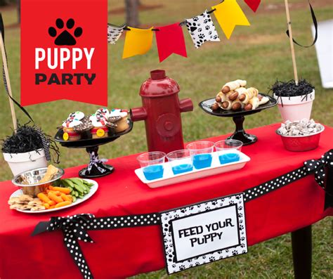 20 Easy Ideas for a Puppy Party on a Budget - Frog Prince Paperie