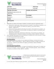 act 13 mode 13 docx Profesional Semestral Reporte Nombre Matrícula