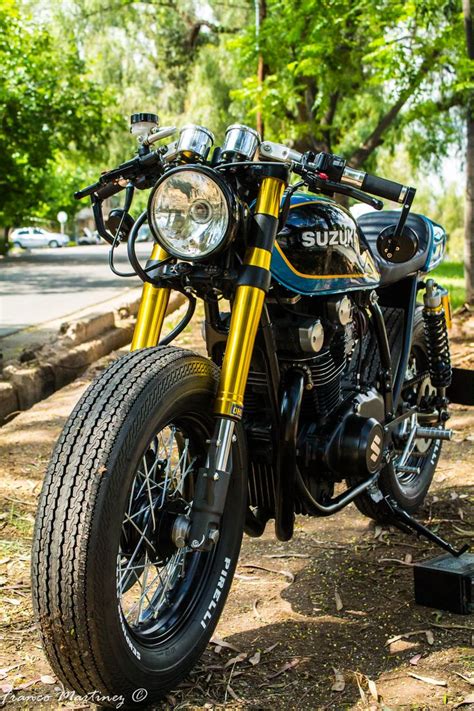 Suzuki Gs Cafe Racer By Dino Maltoni Con Ruedas De Coche