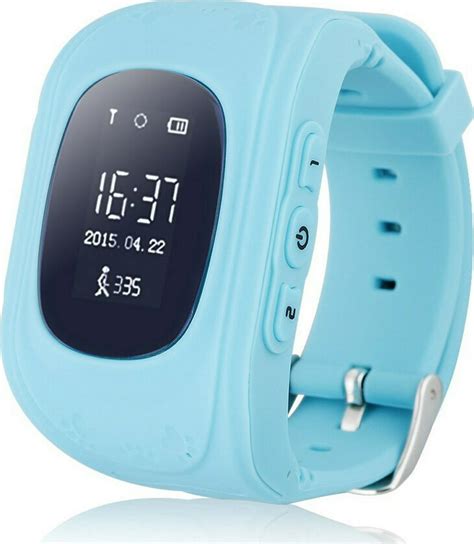 Sd Gw300 Kids Smartwatch With Gps And Rubberplastic Strap Light Blue