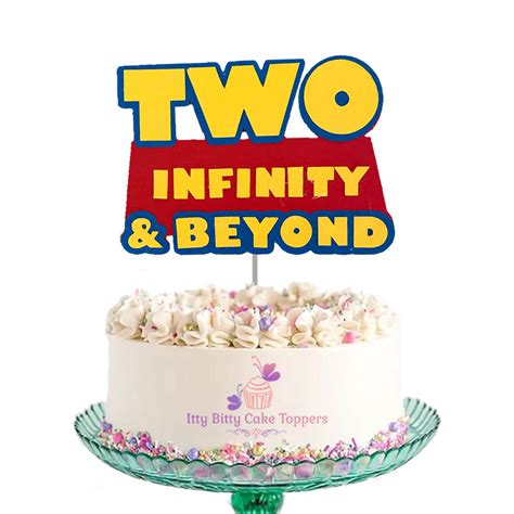 Toy Story Two Infinity And Beyond Cake Topper Itty Bitty Cake Toppers