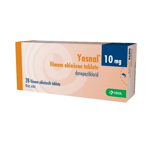 Yasnal 10 mg filmom obložene tablete Krka