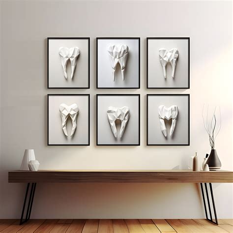 Dental Wall Art for Dental Office Wall Decor for Dentist Gift Origami ...