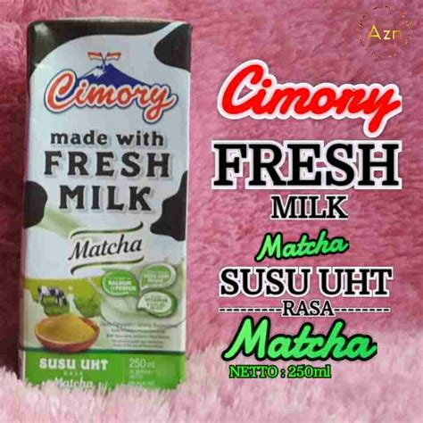 Jual Susu Uht Cimory Fresh Milk Rasa Matcha Kemasan Kotak Ml