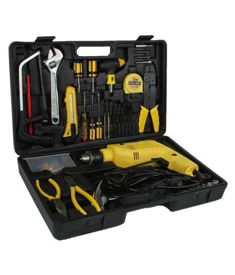 Buildskill W Mm Reversible Corded Drill Kit With Accessories