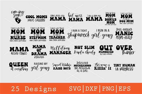 25 Spoony Mom Bundle Design 6 Graphic By Spoonyprint Creative Fabrica