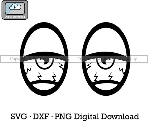 Blood shot eyes svg stoned eyes svg decal kayak face eyes | Etsy