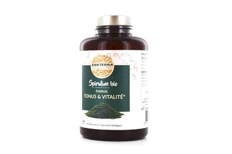 SANTERRA Spiruline Bio énergie tonus et vitalité Pharma Médicaments