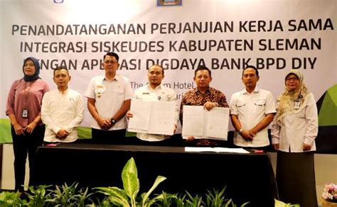 Pemkab Sleman Bpd Diy Lakukan Kerjasama Aplikasi Digdaya Untuk