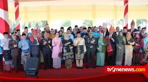 Pimpin Upacara Hari Lahir Pancasila Gubernur Sumut Ajak Masyarakat