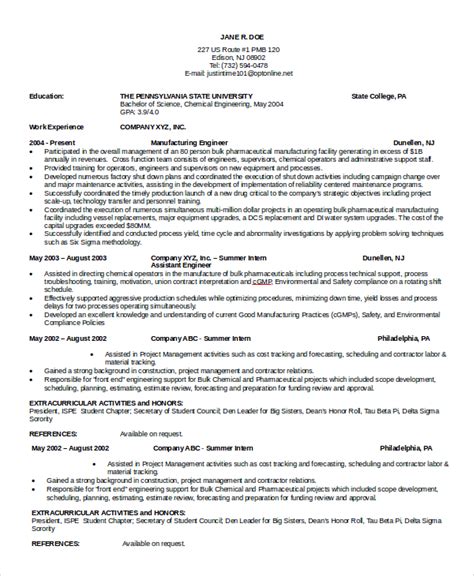 Free 8 Sample Maintenance Resume Templates In Pdf Ms Word