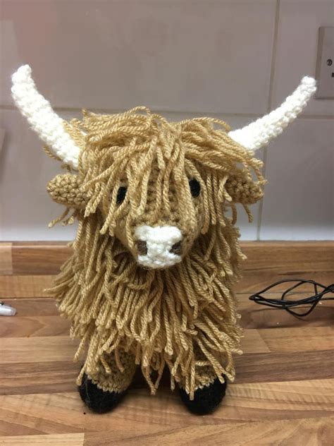 Highland Cow Crochet Pattern