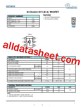 SST2610 Datasheet PDF VBsemi Electronics Co Ltd